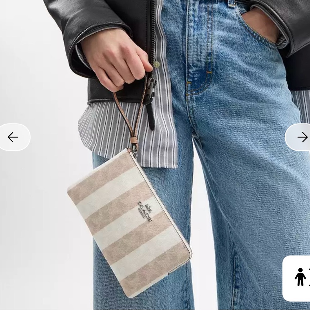 Coach Large Corner Zip Wallet